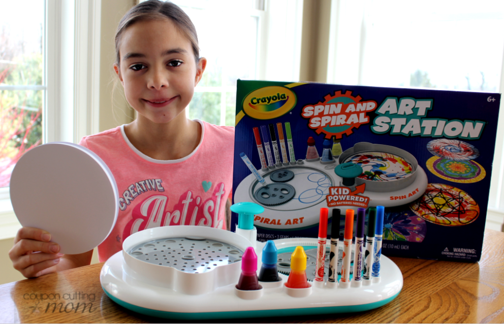 Creativity Gifts This Holiday - Crayola Scribble Scrubbie Safari and Spin and Spiral Art Station 